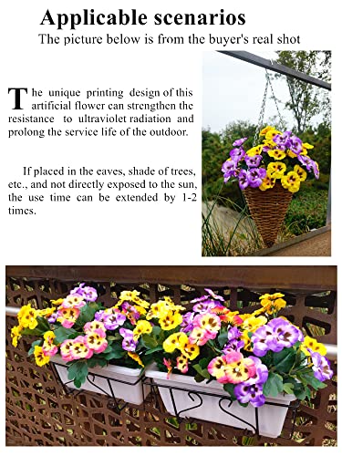 QIAN YUN Artificial Plants Wild Flowers Artificial Plastic Bouquets - Image 4