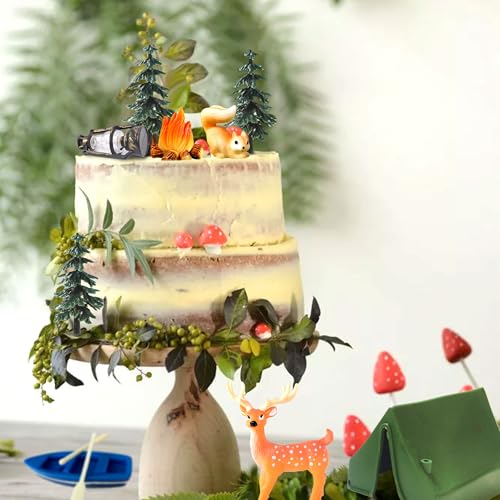 Décorations de cupcakes en forme de chevreuil pour fête