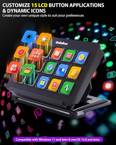 Stream Deck with 15 Customizable Keys