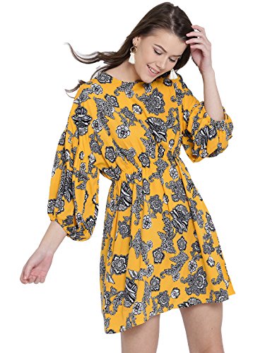 Image of Sera Baloon Sleeve fit & Flare Dress
