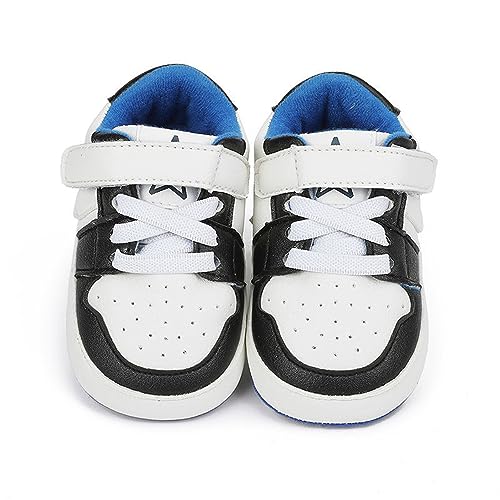 Image of Clowora Unsex Baby Shoes Boys Girls Infant Sneakers Non-Slip Soft Rubber Sole Toddler Crib First Walker Lightweight Shoes