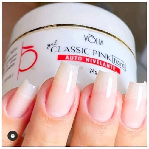 Gel Classic Pink Hard Vòlia Auto Nivelante Led/Uv 24g