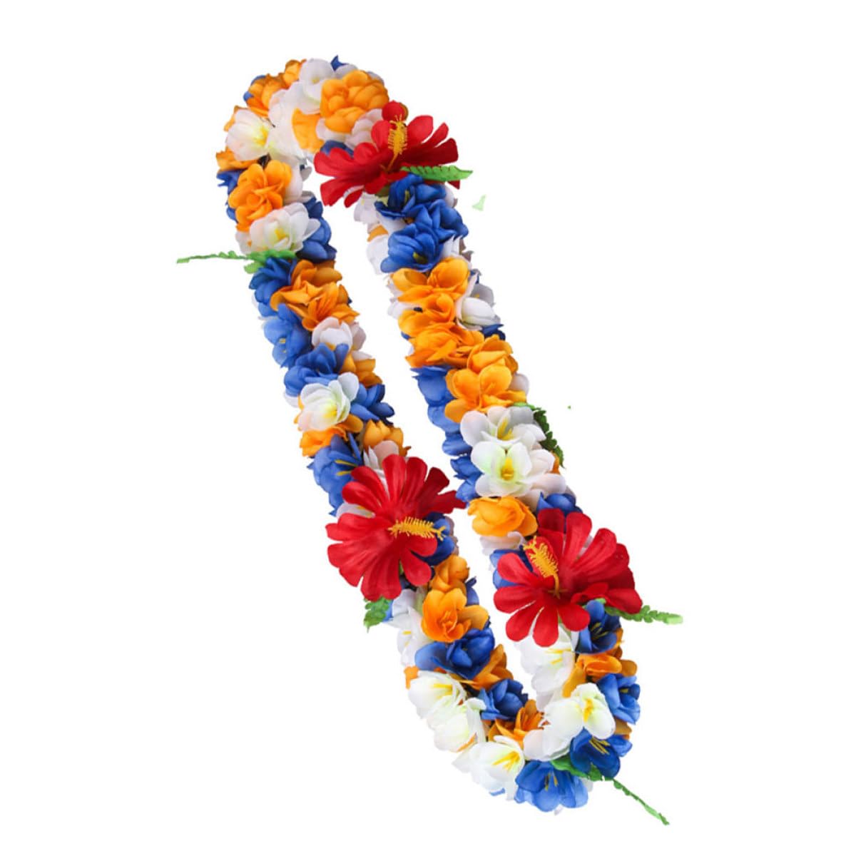 Conjunto de Guirnaldas Hawaianas 4 Piezas de Tela para Adultos