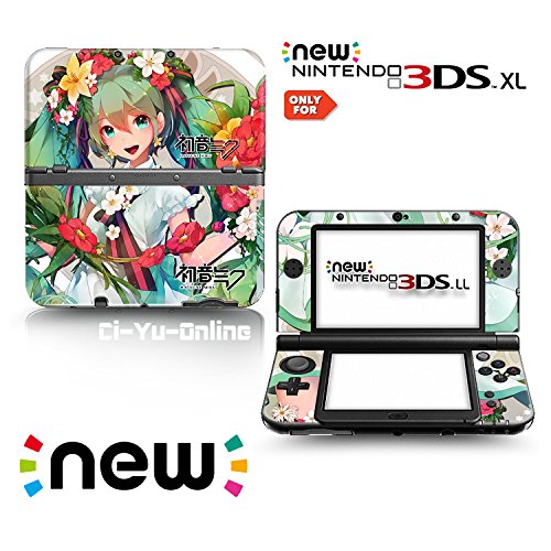 Ci-Yu-Online VINYL SKIN [new 3DS XL] - Hatsune Miku #4 - Limited Edition STICKER DECAL COVER for NEW Nintendo 3DS XL / LL Console System image 3