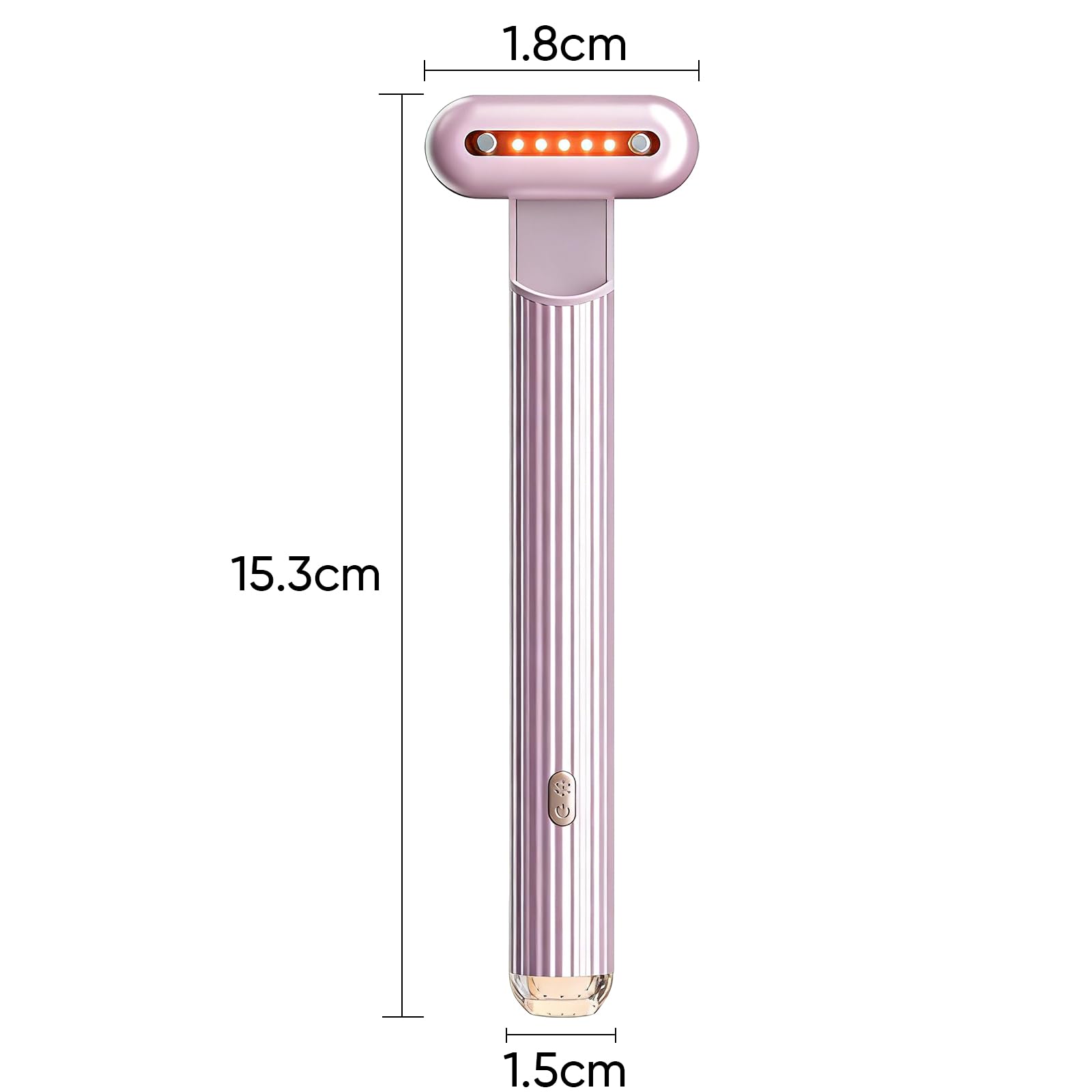 4 en 1 Masseur Yeux Multifonction avec Lumière LED, Vibration, EMS, Thermothérapie, Soin Contour des Yeux et Visage,Appareil De Soin À Domicile, Réduit Efficacement Les Cernes/Poches Sous Les Yeux (A)