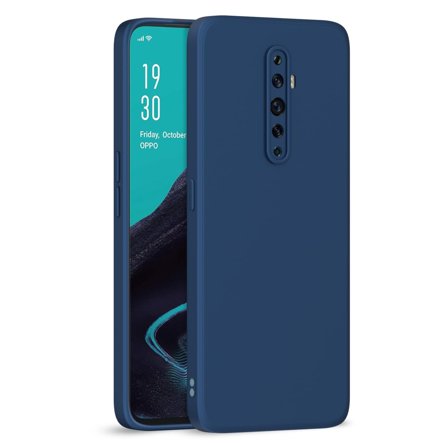 Pikkme Reno 2F / 2Z Back Cover Soft Matte Liquid Silicone TPU | Camera Protection | Shockproof Slim Back Case for Reno 2F / 2Z (Blue) (B0BSNNB2Z6) Amazon Price History, Amazon Price Tracker