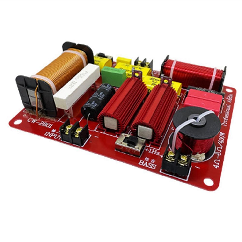 Divisor de Altavoz de Audio Bidireccional de 500 W 3200 Hz Divisor de Frecuencia Alta y Baja Ajustable Filtro Cruzado de Alta Fidelidad de Alta Fidelidad