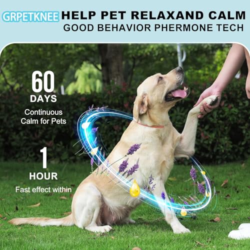 Image of Basajaun Calming Collar for Dogs 4 Packs -Anxiety Relief Dog Pheromone Collar，25 Inches Size Flexible Adjustable for All Small Medium and Large Dog