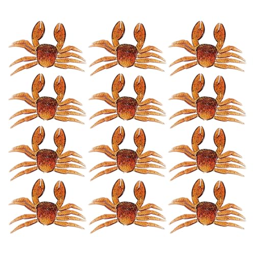 Frcolor Wނp3DJj͑A[12pcs AȐlHaƒe͐PVCfލ̗p   rΉ̃V~[Vނ胋A[Zbg