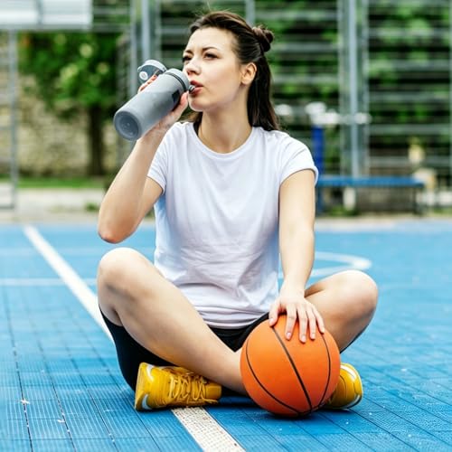 Image of Aoneky Indoor /Outdoor Rubber Basketball with Pump - Size 1 /2 /3 /5 /6 /7 Basketballs (1 Pack Size 7 Basketball with Pump)