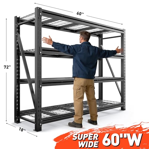 Romorgniz Garage Shelving Heavy Duty, 5000LBS Steel Rack for Garage, Shop - image 2