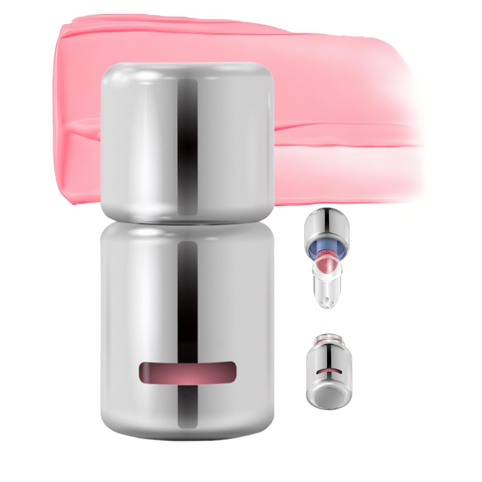 AZTK Liquid Blush, AZTK Jelly Color Liquid Blush, AZTK Flüssiges Rouge mit Schwammkopf, Weiches flüssiges Rouge für Wangen, Natürliches Mattes Blush flüssig Rouge-Make-up (JC01, 5ml)