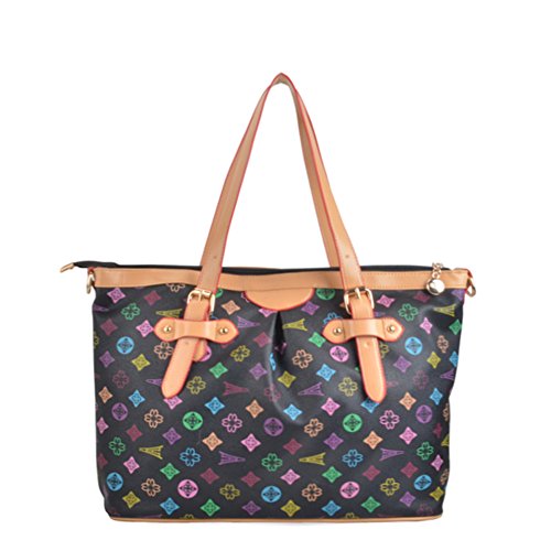Sac à main femme à la mode avec finitions rétro et motifs d'impression géométriques raffinés