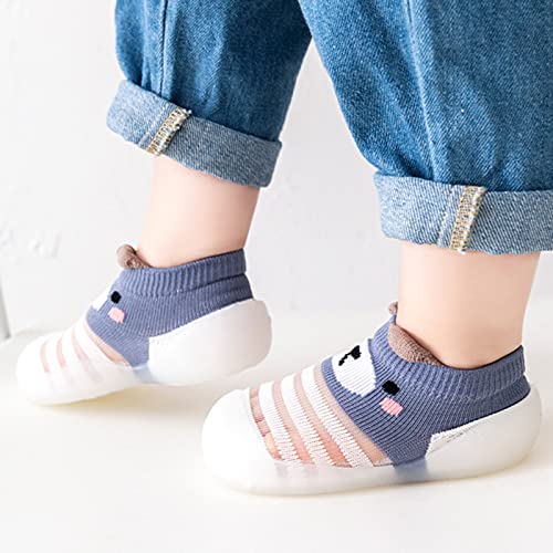 Baby Shoes,Infant Boys Girls Socks Shoes Toddler Fleece WarmThe Floor Socks Non Slip Prewalker Shoes Work Shoes2