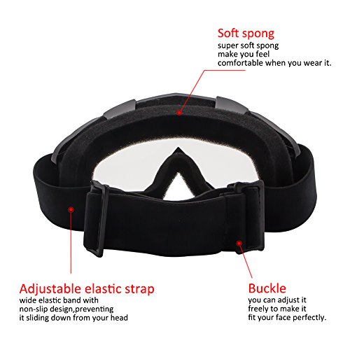 image for 4-FQ Motorcycle Goggles Dirt Bike Goggles Motocross Goggles Windproof 