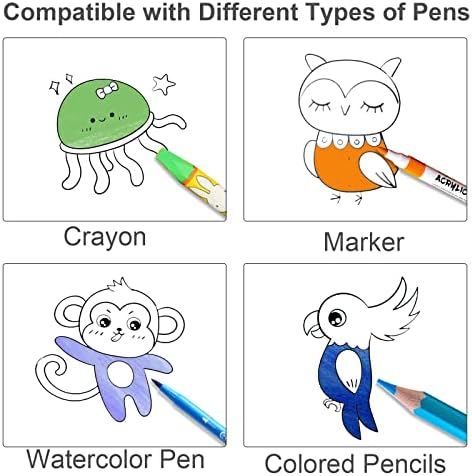 Children's Drawing Paper Roll, 118 * 11.8 inch Coloring Paper Roll for Kids, Children's Drawing Roll DIY Painting Drawing Color Filling Paper Educational Toys for Kids (Animal World) 3 51lmTCtVmAL. AC