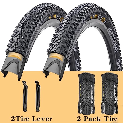 26 X 1.95 Inch Folding Bike Tires with 3mm Anti Puncture