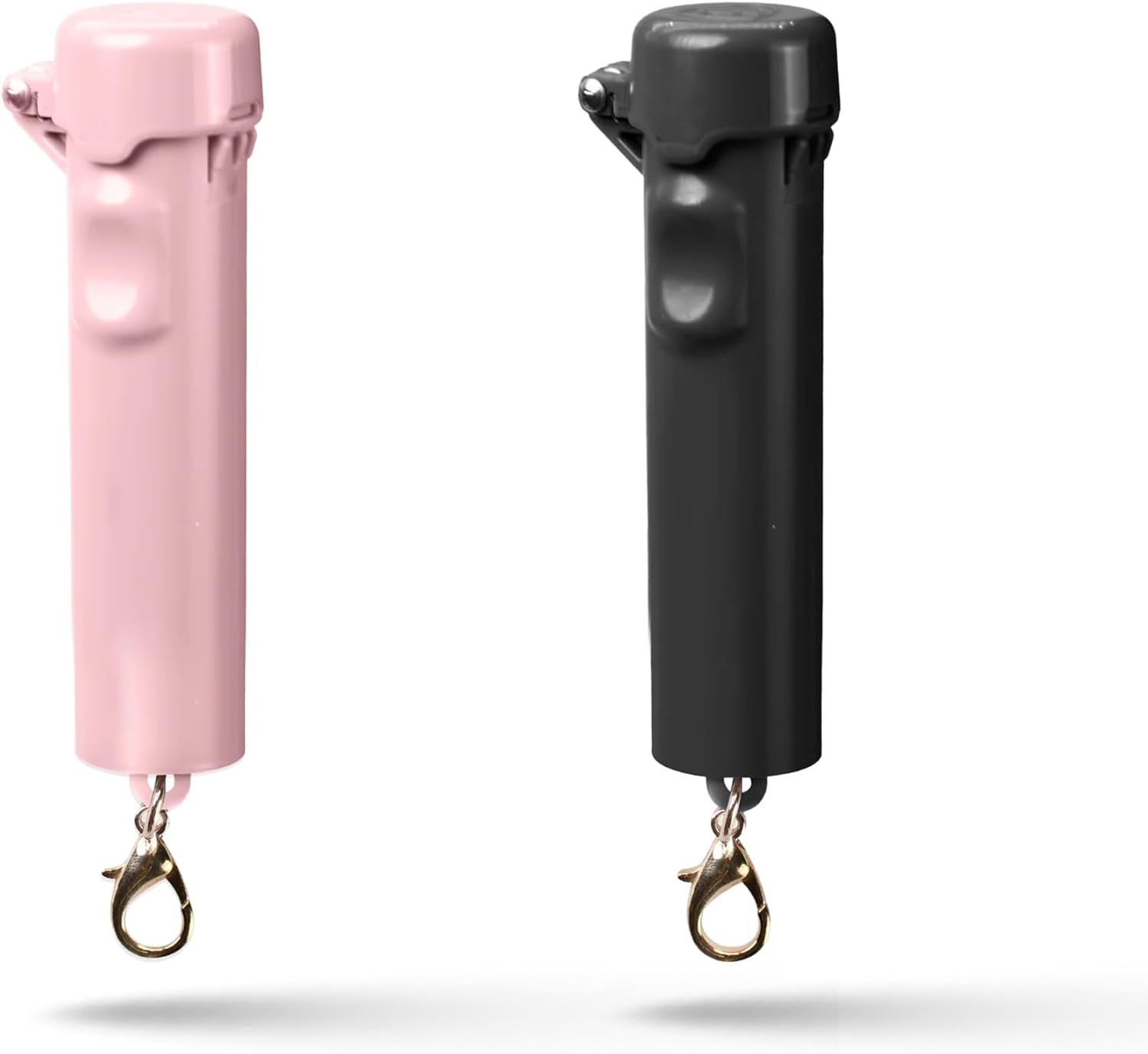 Guard Dog Security Packin' Heat, World’s Smallest Pepper Spray Self Defense for Women, Police Strength with Keychain Snap Clip, Compact Design, Long Range, UV Dye, Push-Button Safety Cap