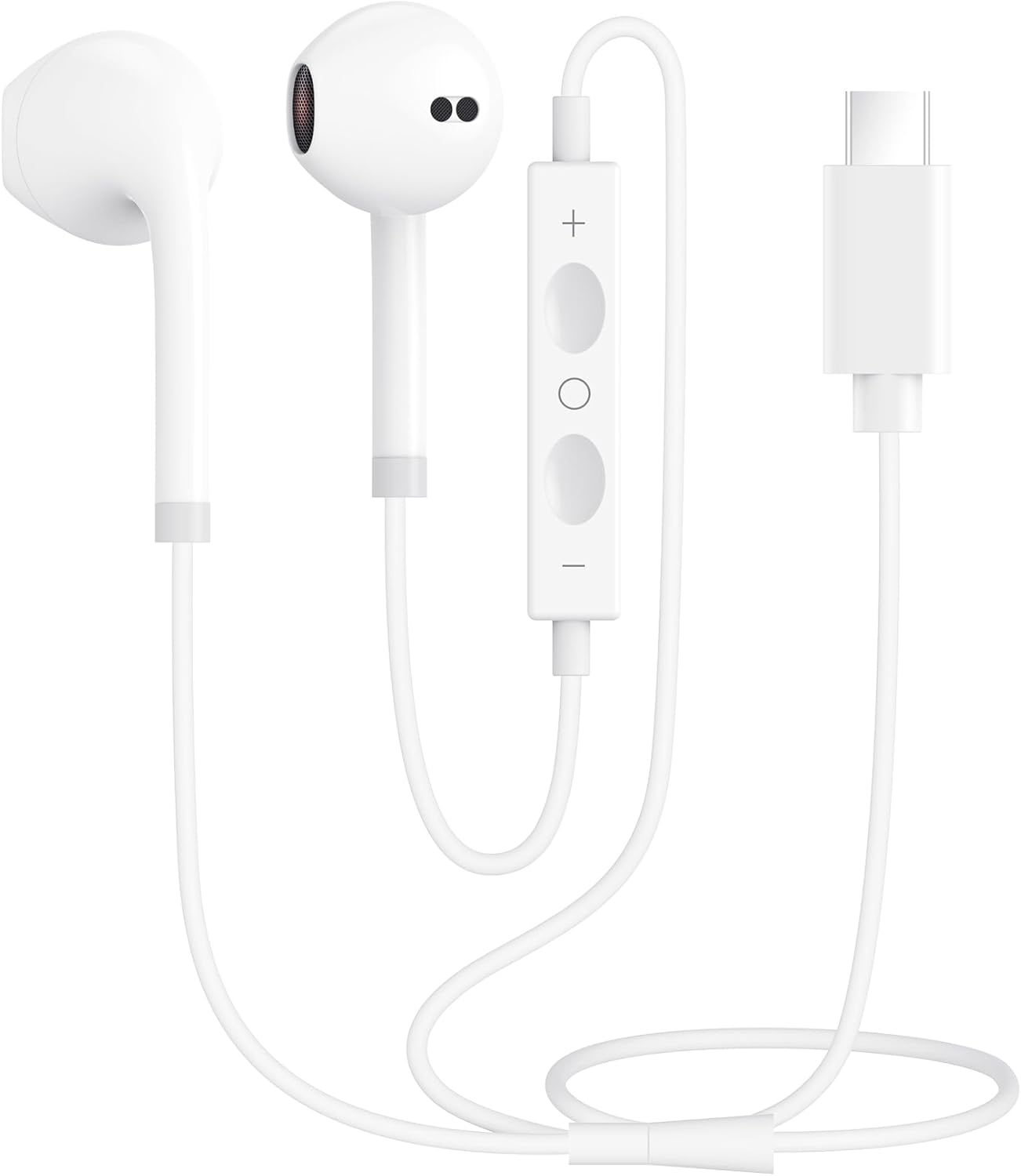 Wired Earphones for iPhone Earbuds with USB-C Connector Plug&Play Built-in Microphone & Remote Control Headsets Compatible with iPhone 16/15/Pro/Pro Max Ear Buds Corded Headsets