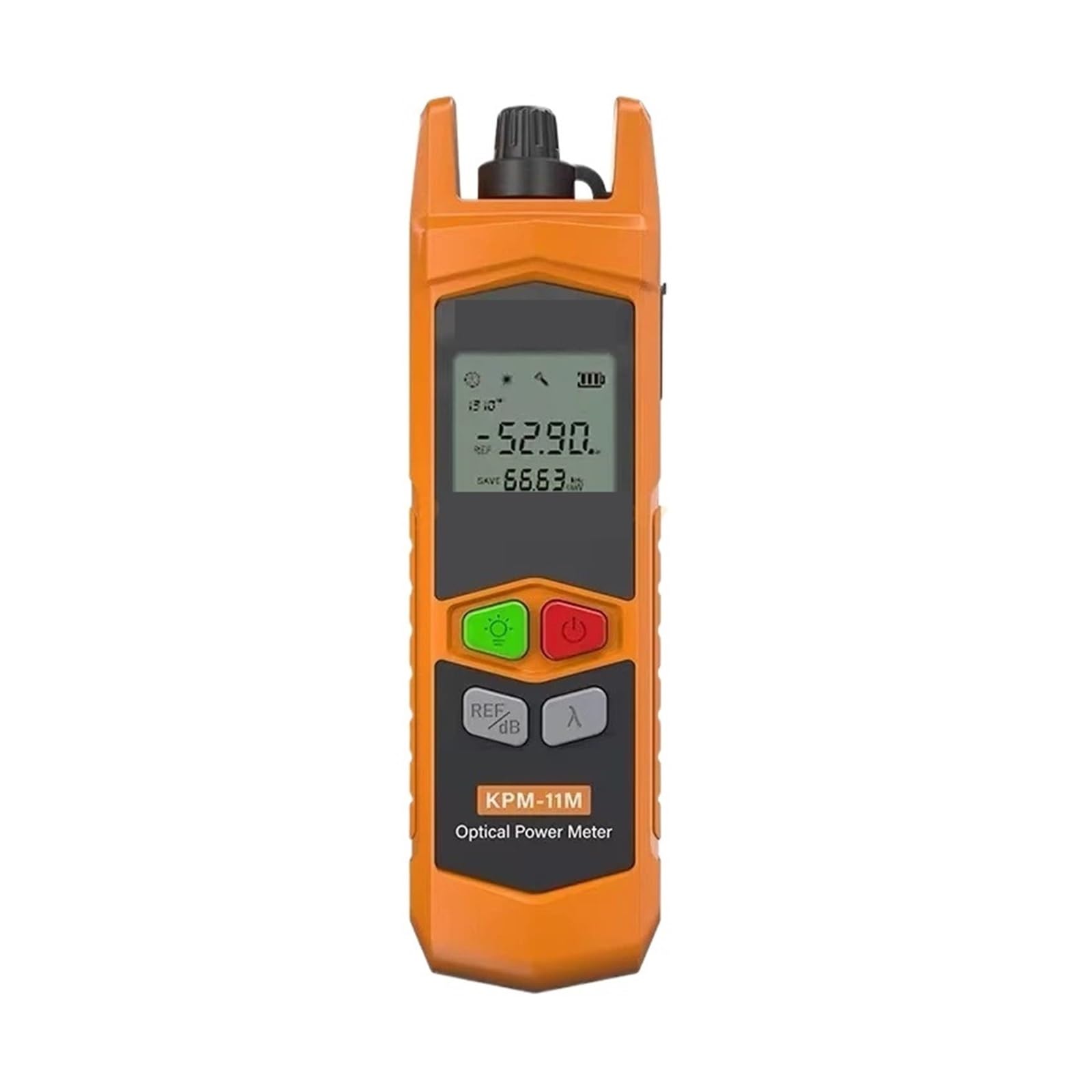 Mini medidor de potencia fibra óptica KPM-11M para mantenimiento e instalación