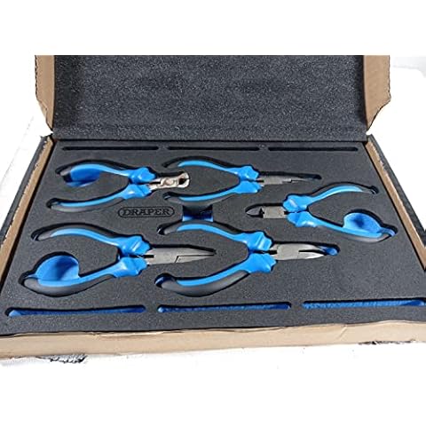 Draper 63215 Precision Plier Set with Tray Cover