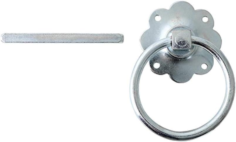 Timco RGL6ZBTaurus Ring Gate Latch - Plain - Zinc - 6"