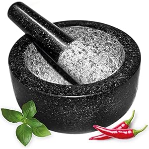 Andrew James AJ001634 Granite Pestle and Mortar
