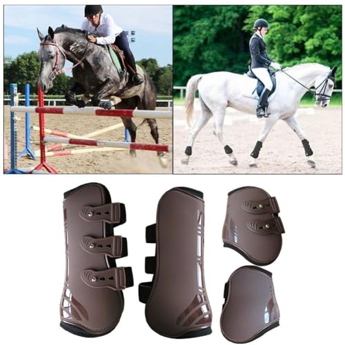 Bottes de tendon de cheval ouvertes pour éviter les blessures de jambes