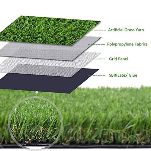 Image of Artificial Grass Artificial Grass Mats Carpet for Balcony - for Home Garden Size (6.5 x 14 Feet)