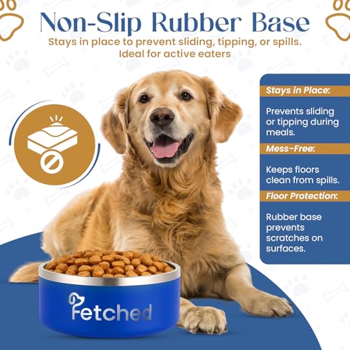Premium Stainless Steel Bowl – Non-Slip Food & Water Bowl for Puppies, Medium & Large Dogs – Rust-Resistant, Dishwasher Safe, Durable for Daily Use - Image 4