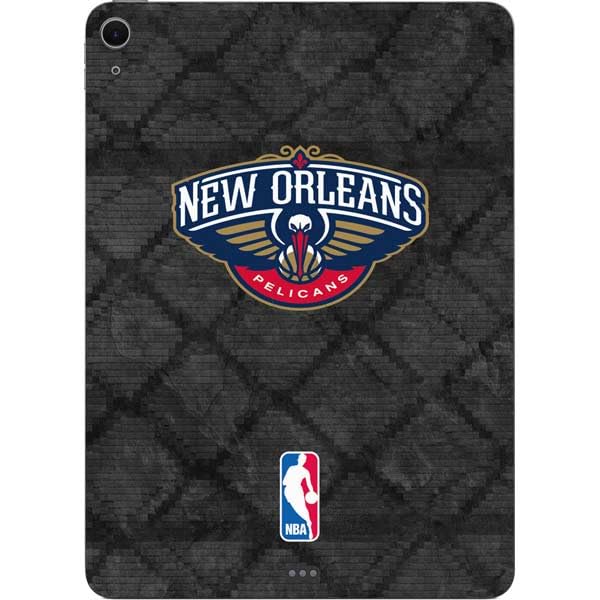Skinit Decal Tablet Skin Compatible with iPad Air 11in (2024-2025) - Officially Licensed NBA New Orleans Pelicans Dark Rust Design