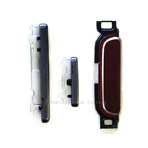 ePartSolution Home Button Volume Button Power Button Touch Keypad Key Board Sensor Replacement for Samsung Galaxy S3 i9300 T999 I747 I535 L710 USA (Red)