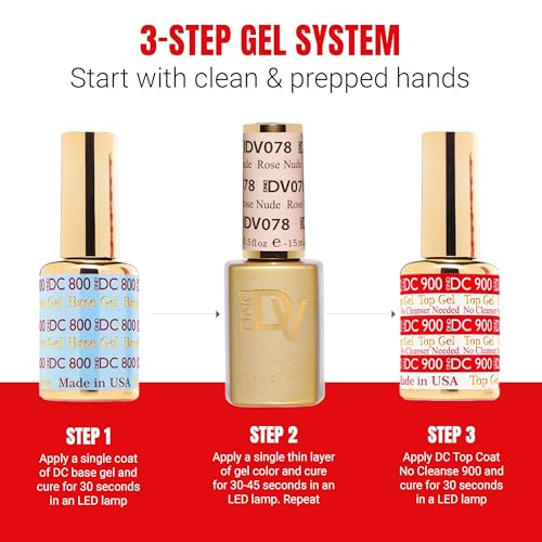 Set de Esmaltes en Gel DND Coquette 0.5 Fl Oz miniatura 5