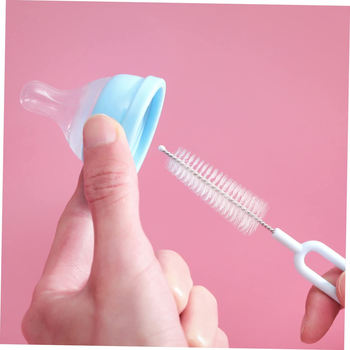 24 Brosses éponge Pour Biberons Et Tétines - Nettoyage Profond, Réutilisables - 12