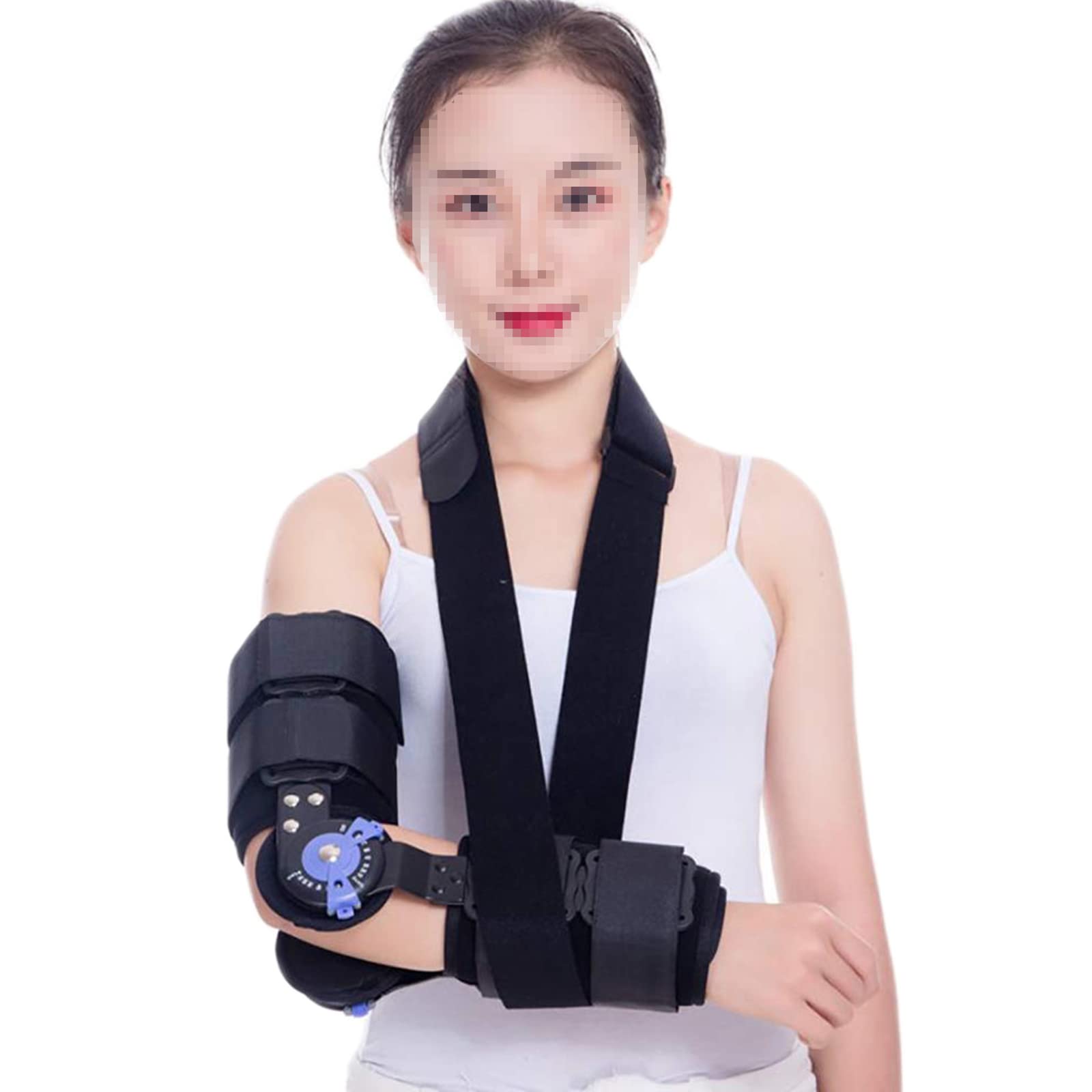 Buy NSZJWD Elbow Brace, ROM Hinged Elbow Brace Arm Support Splint