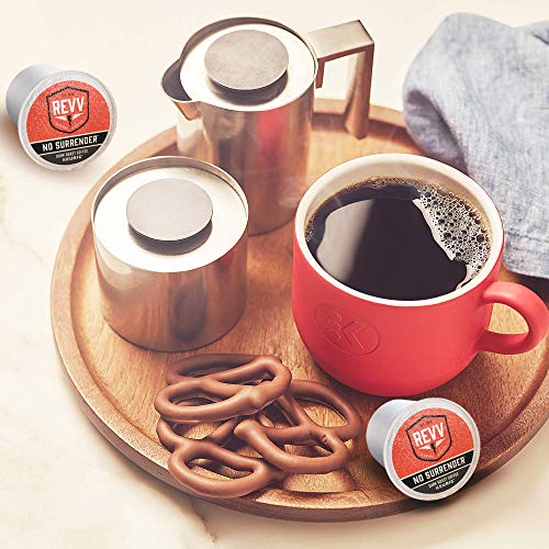 Revv No Surrender, Single-Serve Keurig K-Cup Pods, Dark Roast Coffee, 96 Count #TOP7