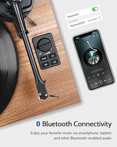 1Byone 471NA-0010-FBA 1 By One Bluetooth Turntable Hifi System thumb #4