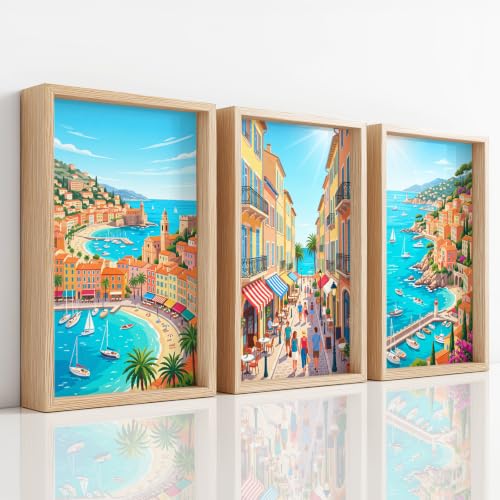 Voyage vacances lumineux affiche plage océan pour décoration de maison