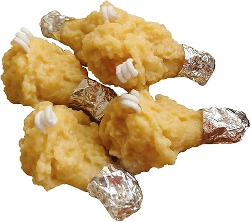 Juego de velas perfumadas de cera de soja con forma de pollo frito para tus amantes