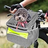 cestas para bicicletas plegables Impermeable y duradera: cesta de bicicleta hecha de tela Oxford y marco de aluminio a prueba de óxido, el marco de aluminio proporciona un contenedor fuerte, y el paño Oxford garantiza la impermeabilidad de la cesta