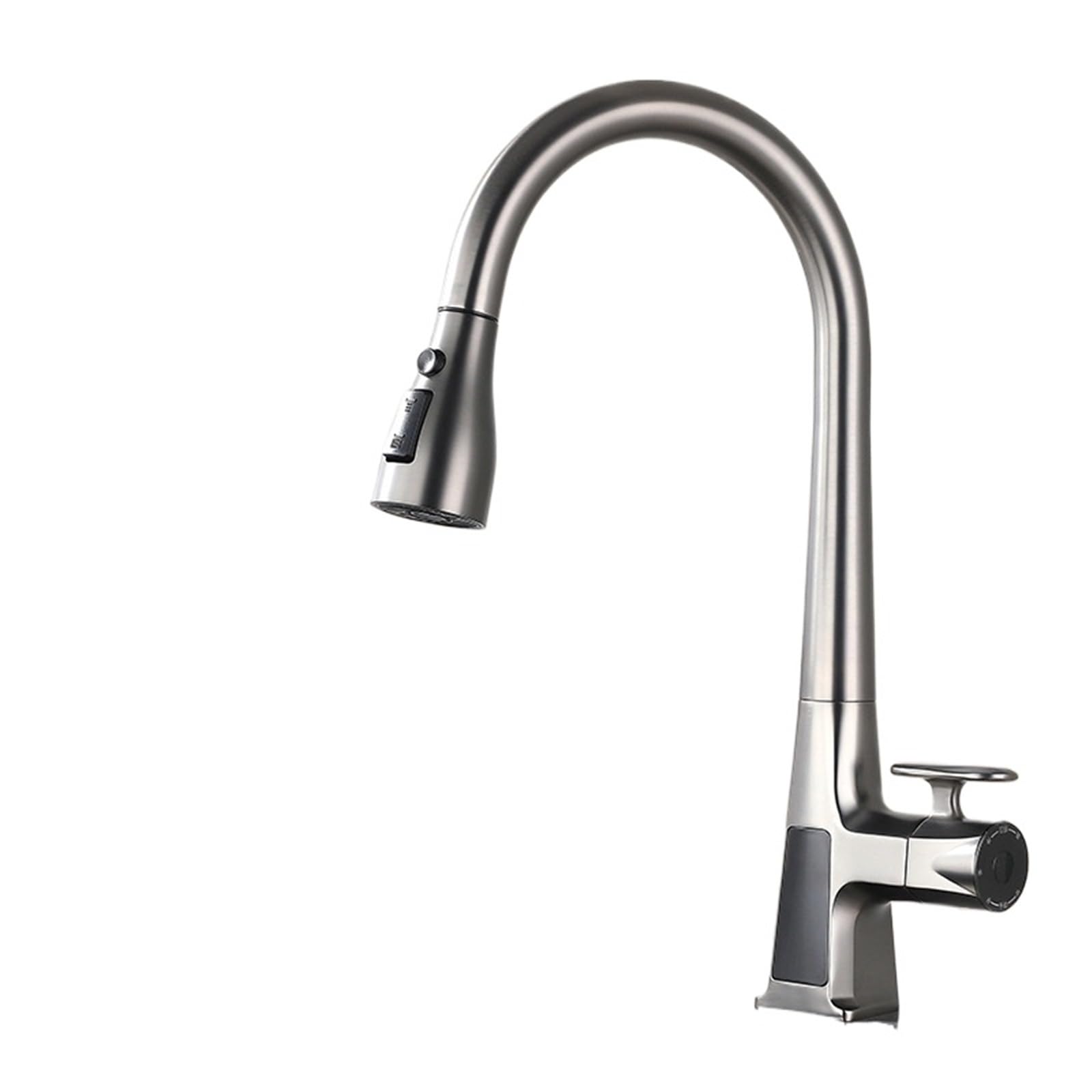 Rubinetto da Cucina per lavello con sensore Intelligente, Display Digitale, Rubinetto Estraibile, Interruttore Senza Contatto, Uscita Acqua Calda e Fredda a Tre modalità.