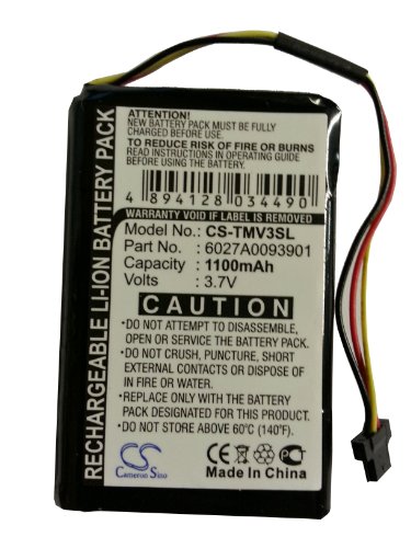Batteria Gps Tomtom Xl Iq, V3, 4Em0.001.01, Li-Ion, 1100 Mah
