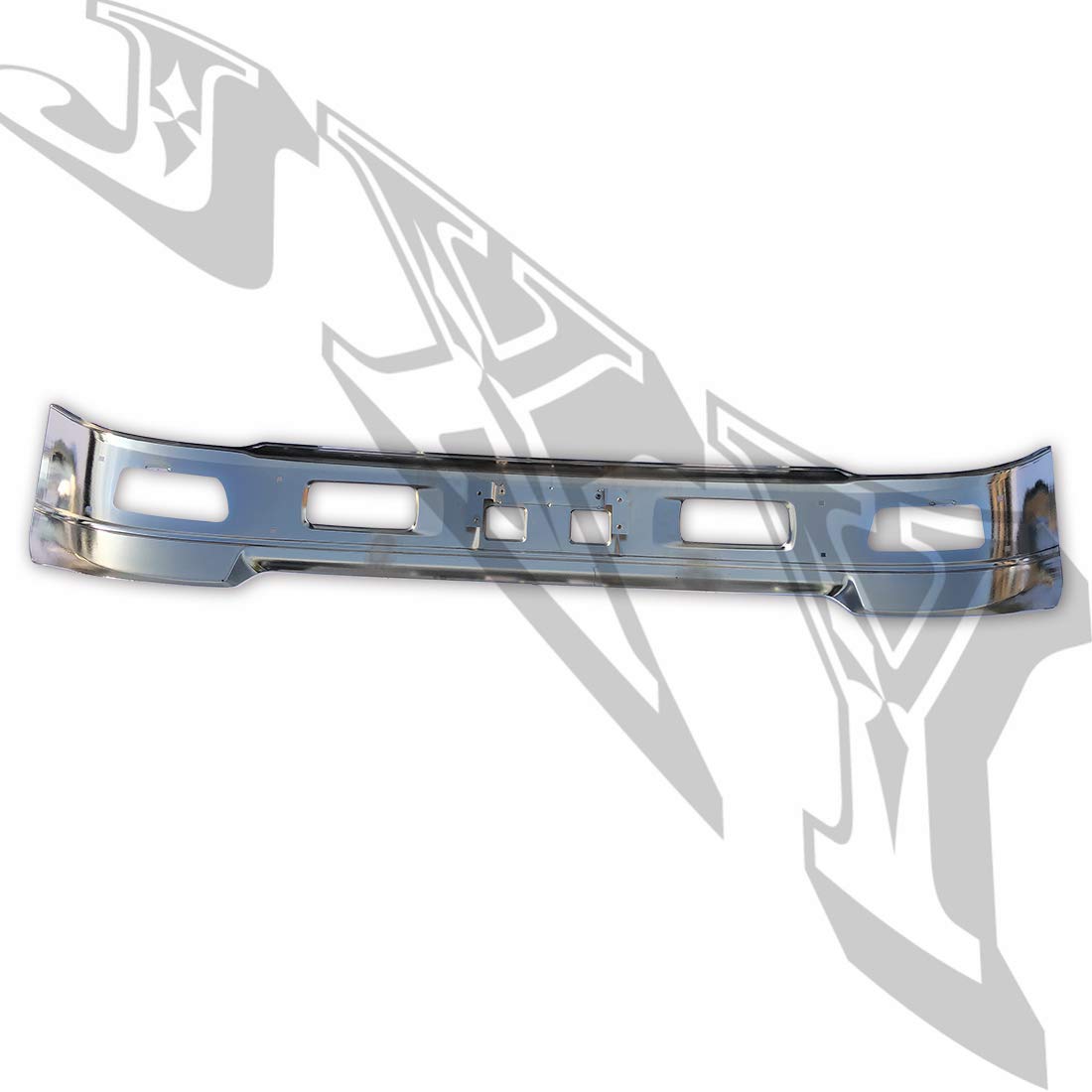 Amazon | いすゞ エルフ ワイド 車 メッキ フロント バンパー ワイド