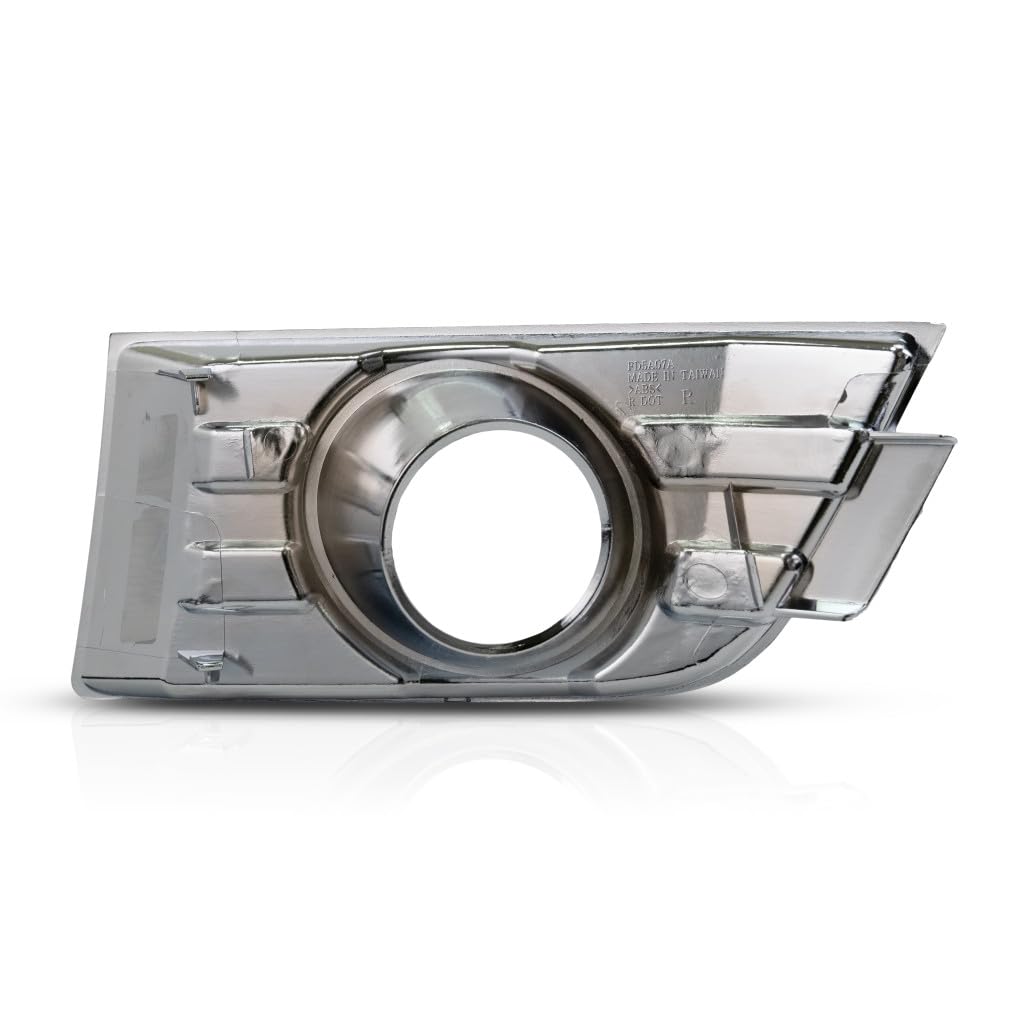 For Ford Edge Fog Light Cover 2007 08 09 2010 Passenger Side | Chrome | w/Lamp Hole | DOT/SAE Compliance | FO1039107 | 7T4Z17E810B