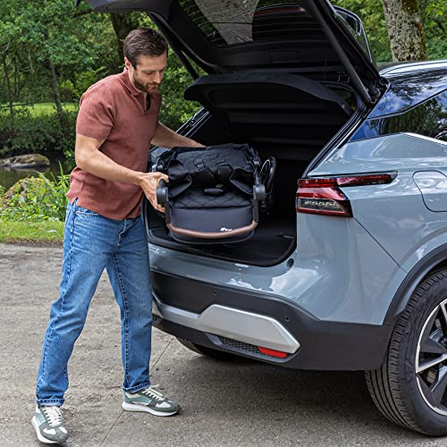 Bebeconfort Ingenious, Kinderwagen ab Geburt, kompakter Kinderwagen, Kinderwagen mit Liegemodus, ab Geburt bis ca. 4 Jahre, bis zu 22 kg, Major Black