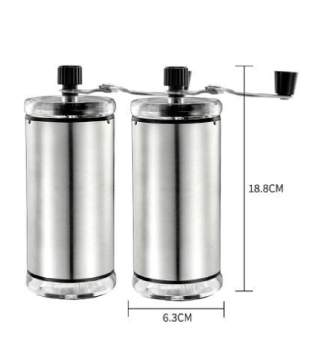 French Press Ręczny młynek do kawy ze stali nierdzewnej ręcznie robiony ziaren korba ręczna mielenie Dzbanek Kawy