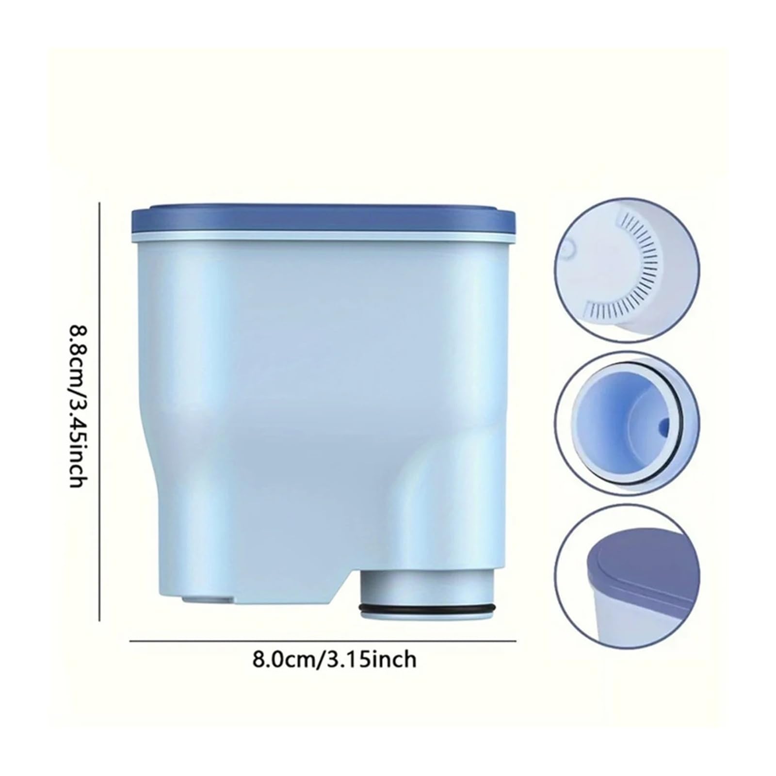 Filtro Dell'acqua, Compatibile Con Saeco E for Macchine Da Caffè Completamente Automatiche Aqua Clean Modello CA6903 Tipo: Parti Della Macchina for Il Caffè(4 Pack)