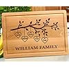Personalized Hanging Hearts Cutting Board Christmas Gift for Mom Grandma Nana Custom Gifts Anniversary Housewarming New Home Decor Gift with Kids Names for Family Parents Grandparents