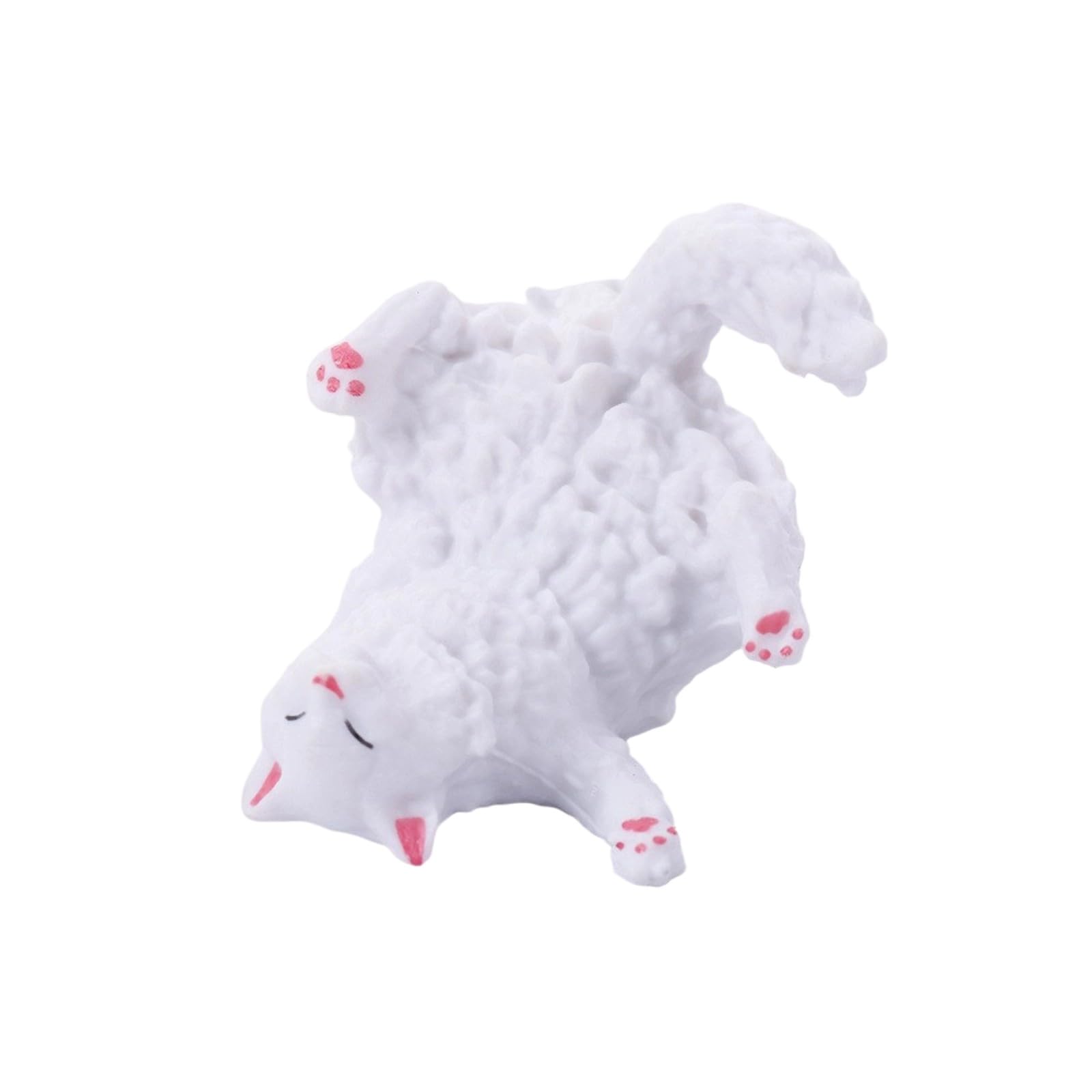 Sisyeuo Miniature Sculpture Desktop Decoration with Realistic Detail Pet Lover Gift Durability Resin Home Figurine Figurine