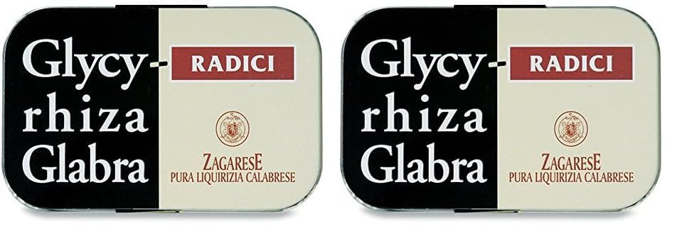 Glycy-rhiza glabra, Radici di liquirizia bio, 40g (Confezione da 2)
